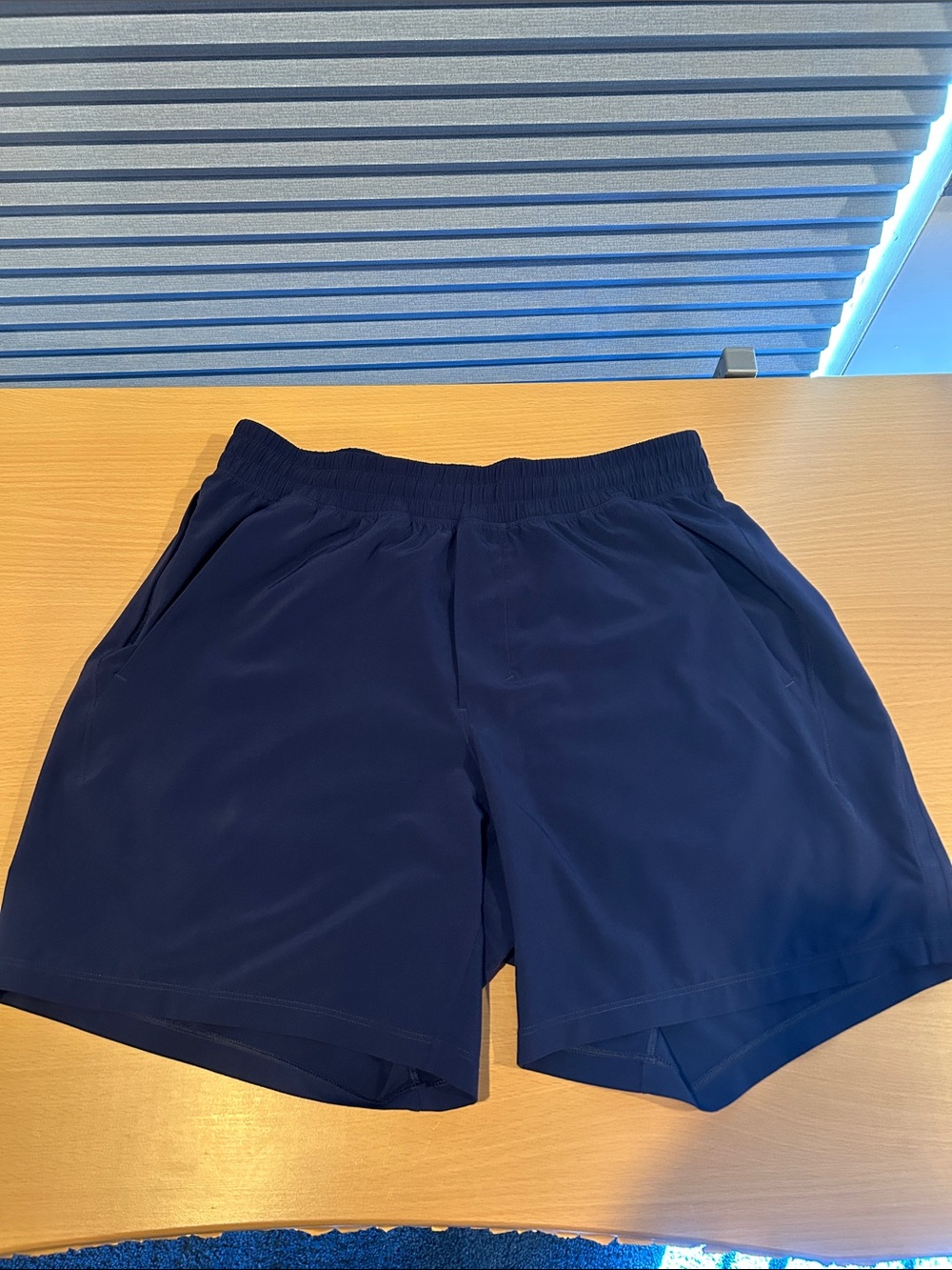 lululemon athletica Men's Navy Athletic Shorts